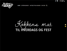 Tablet Screenshot of kokkensmat.no